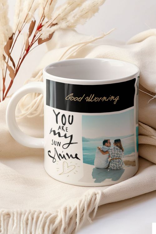 Κούπα Προσωποποιημένη, Δώρο για Ζευγάρι, Good Morning Sunshine