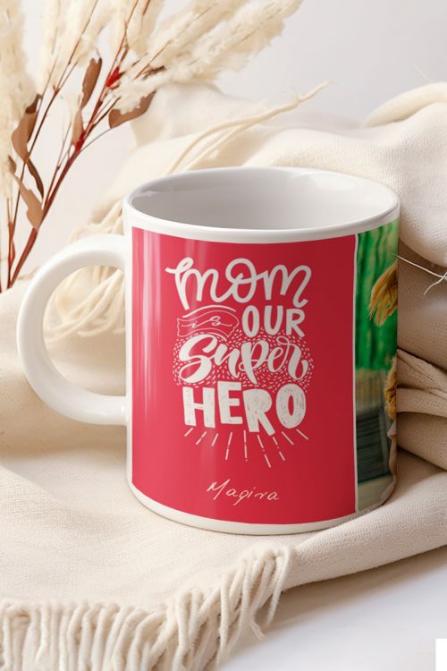 Κούπα Προσωποποιημένη, Δώρο για Μητέρα, Hero Mom