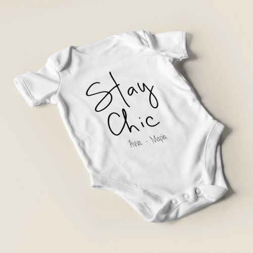 Βρεφικό Φορμάκι με Σχέδιο Stay Chic