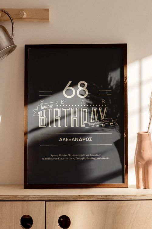 Κορνίζα με Φωτογραφίες, Birthday Wish
