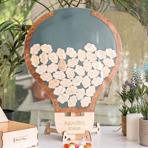 Premium Ξύλινο Ευχολόγιο, Genuine Balloon, Προσωποποιημένο