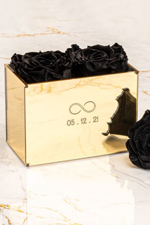 Παντοτινά Τριαντάφυλλα, Forever Black Rose Mirror - Love