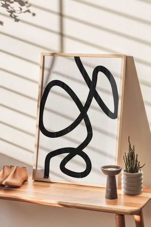 Random Line Premium Poster