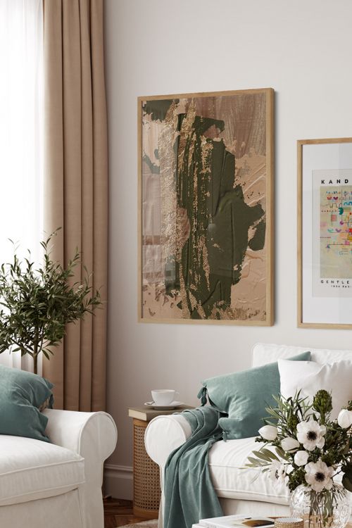Abstract Oil Fine Art No30 Premium Poster