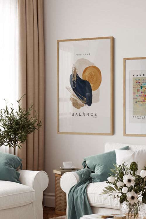 Find Your Balance No8 Premium Poster