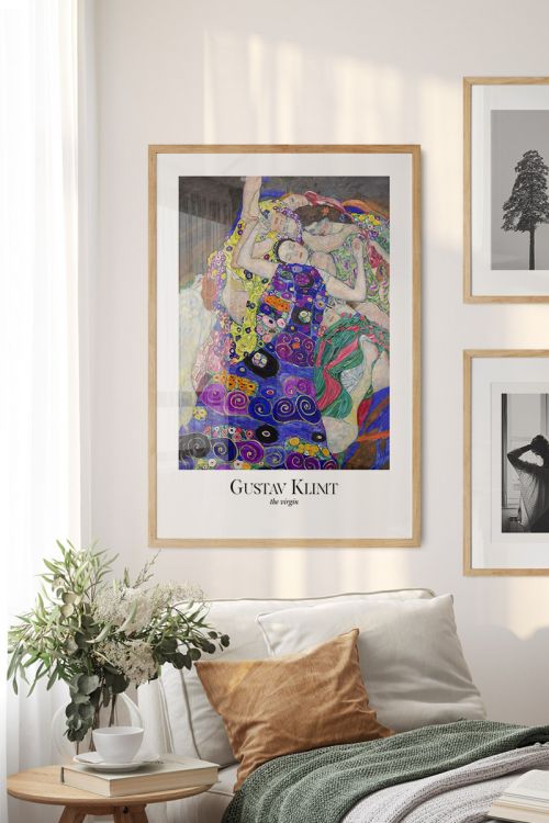 Gustav Klimt The Virgin No4 Premium Poster