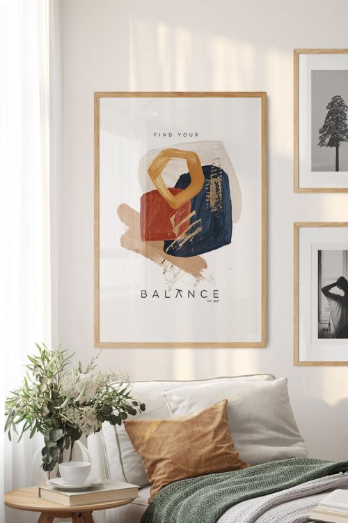Find Your Balance No3 Premium Poster