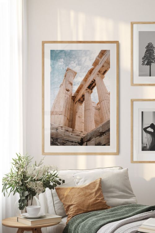 Greek Monuments No1 Premium Poster