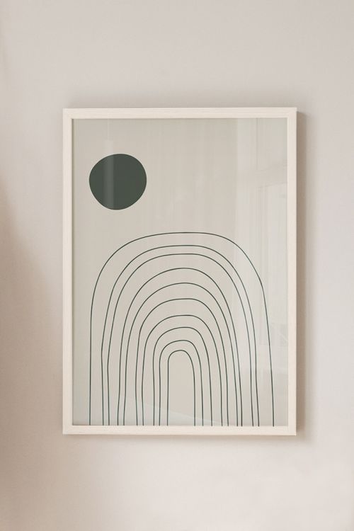 Free Curves No4 Premium Poster