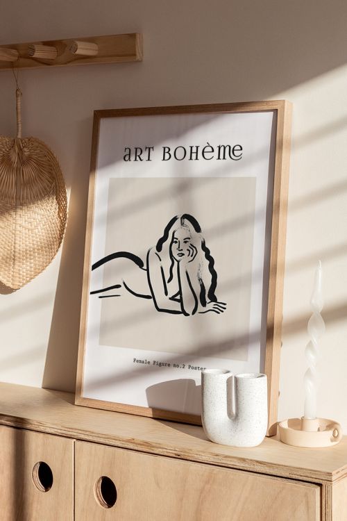 Female Figure No2 Premium Poster