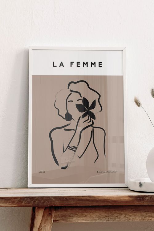 La Femme Female Figure No3 Premium Poster