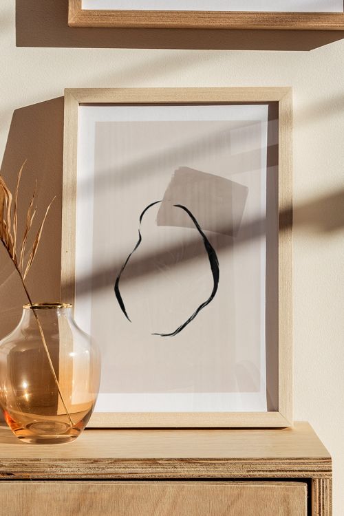 Line Art Abstract No11 Premium Poster