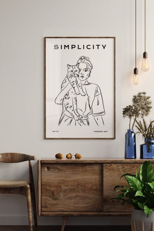 Simplicity No1 Premium Poster