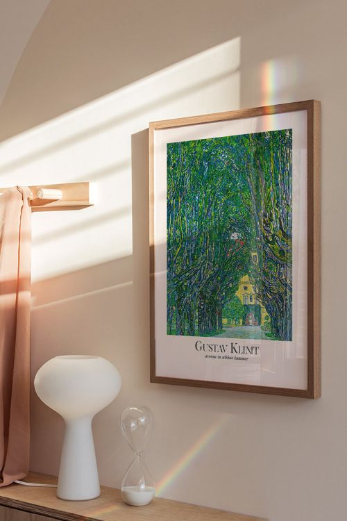Gustav Klimt Avenue In Schloss Kammer Premium Poster