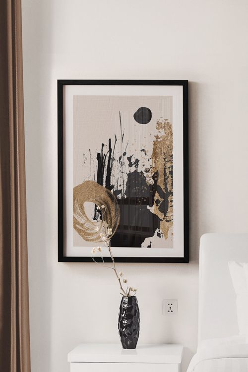 Abstract Oil Fine Art No21 Premium Poster
