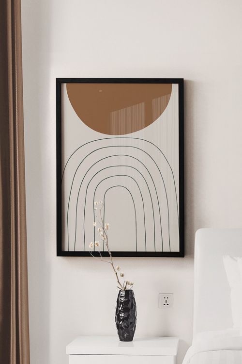 Free Curves No5 Premium Poster