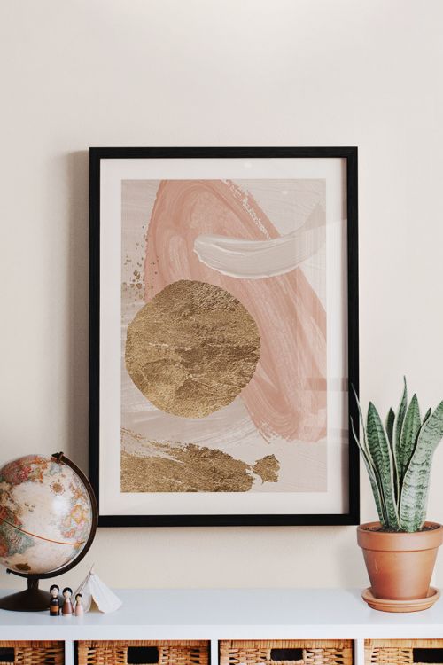 Abstract Oil Fine Art No62 Premium Poster