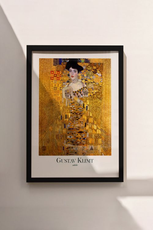 Gustav Klimt Adele Premium Poster