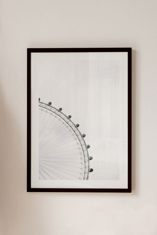 Black And White Park No1 Premium Poster