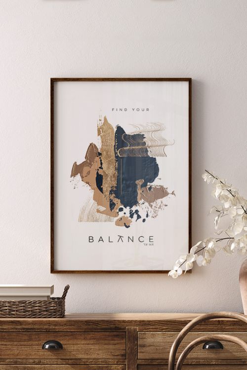 Find Your Balance No1 Premium Poster