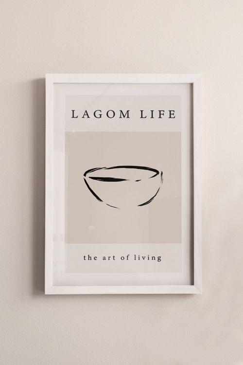 Lagom Life No56 Premium Poster