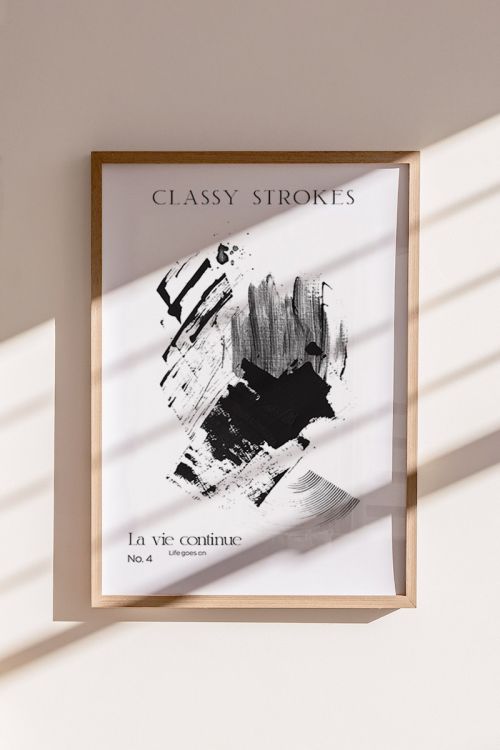 La Vie Continue No4 Premium Poster