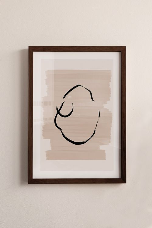 Line Art Abstract No7 Premium Poster