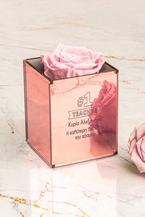 Παντοτινά Τριαντάφυλλα, Forever Rose Pink Gold - Great Teacher