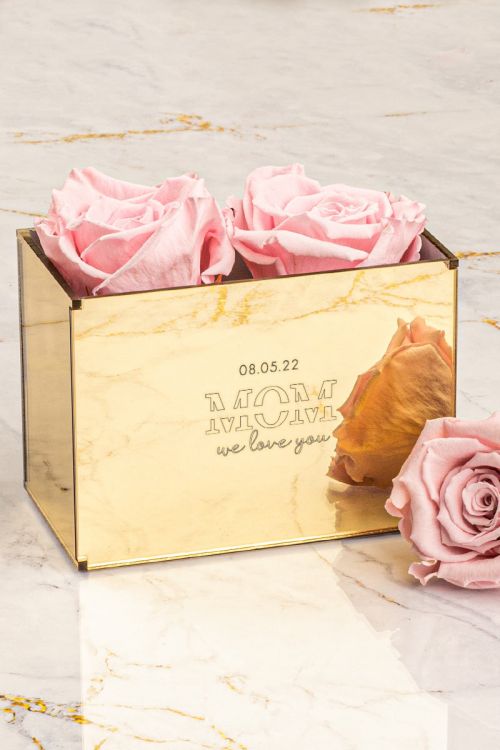 Παντοτινά Τριαντάφυλλα, Forever Pink Rose Mirror - Mother We Love You