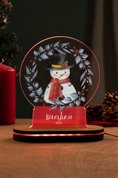Cute Snowman, Φωτιστικό Led