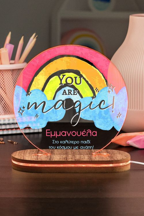 Επιτραπέζιο Φωτιστικό για Παιδικό Δωμάτιο, Magic Rainbow