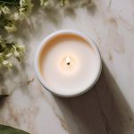 Αρωματικό Κερί, Χειροποίητο με Άρωμα Vanilla Cream, love