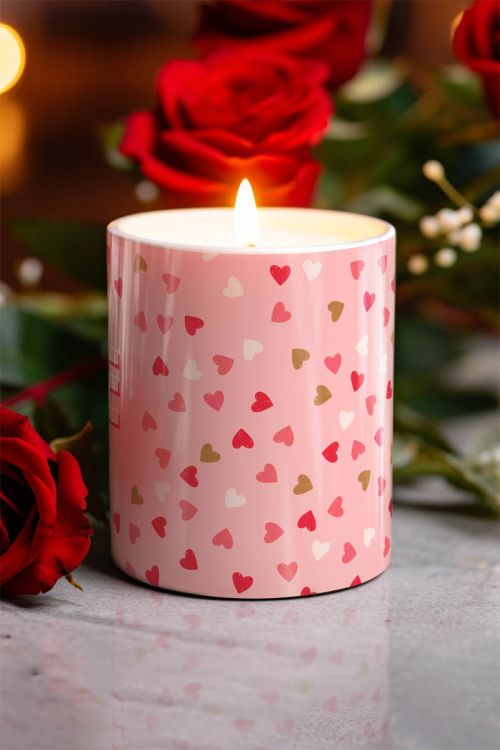 Αρωματικό Κερί, Χειροποίητο με Άρωμα Vanilla Cream, love