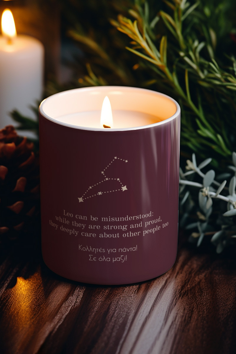 Αρωματικό Κερί, Χειροποίητο με Άρωμα Vanilla Cream, Leo