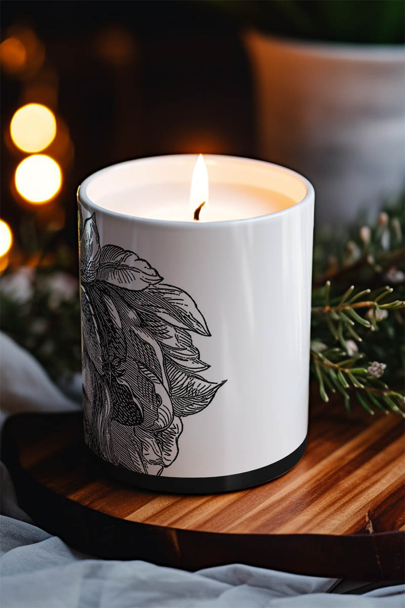 Αρωματικό Κερί, Χειροποίητο με Άρωμα Vanilla Cream, FlowerMyst