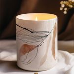 Αρωματικό Κερί, Χειροποίητο με Άρωμα Vanilla Cream, My Bloom