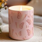 Αρωματικό Κερί, Χειροποίητο με Άρωμα Vanilla Cream, Butterfly