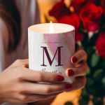 Αρωματικό Κερί, Χειροποίητο με Άρωμα Vanilla Cream, Pink Gold