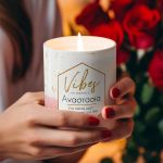 Αρωματικό Κερί, Χειροποίητο με Άρωμα Vanilla Cream, Serenity