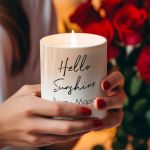 Αρωματικό Κερί, Χειροποίητο με Άρωμα Vanilla Cream, Sunshine