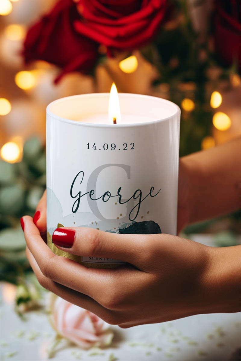 Αρωματικό Κερί, Χειροποίητο με Άρωμα Vanilla Cream, Colorful