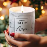 Αρωματικό Κερί, Χειροποίητο με Άρωμα Vanilla Cream, Glow Up