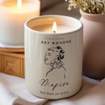 Αρωματικό Κερί, Χειροποίητο με Άρωμα Vanilla Cream, Art Boheme