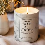 Αρωματικό Κερί, Χειροποίητο με Άρωμα Vanilla Cream, Glow Up