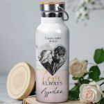 Μπουκάλι Θερμός Ανοξείδωτo με Σχέδιο Love Always