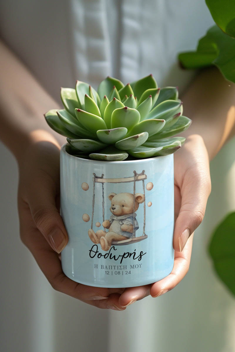 Κασπώ Προσωποποιημένο με Σχέδιο Teddy Bear