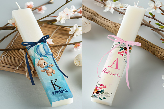 Λαμπάδες με Εκτύπωση