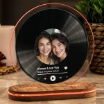 Φωτιστικο Led για Γιορτή της Μητέρας με Σχέδιο Vinyl Music