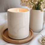 Αρωματικό Κερί, Χειροποίητο με Άρωμα Vanilla Cream, Mom Tune