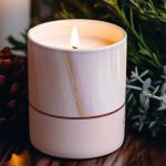 Αρωματικό Κερί, Χειροποίητο με Άρωμα Vanilla Cream, Floral Mom